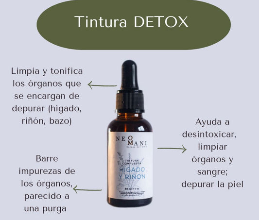 TINTURA DETOX HIGADO Y RIÑON